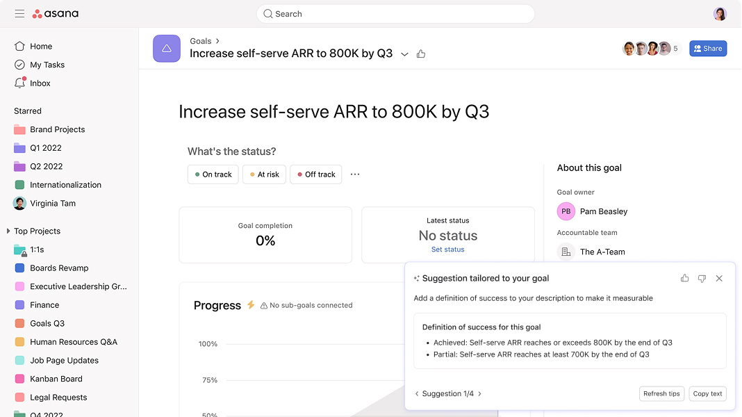 Asana AI Studio